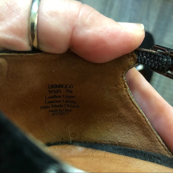 Gentle Souls | Black Suede Heels - Picture 7 of 7